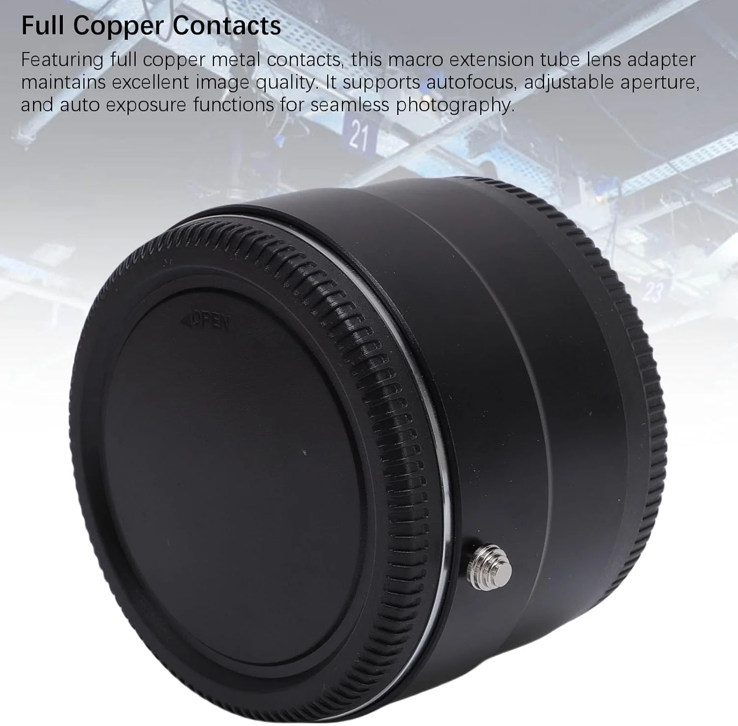 لوله افزایش طول ماکرو آلیاژ آلومینیوم 40 میلی متری - اتصالات تمام مسی - مناسب برای دوربین های GFX 100S ایده آل برای علاقه مندان به عکاسی ماکرو