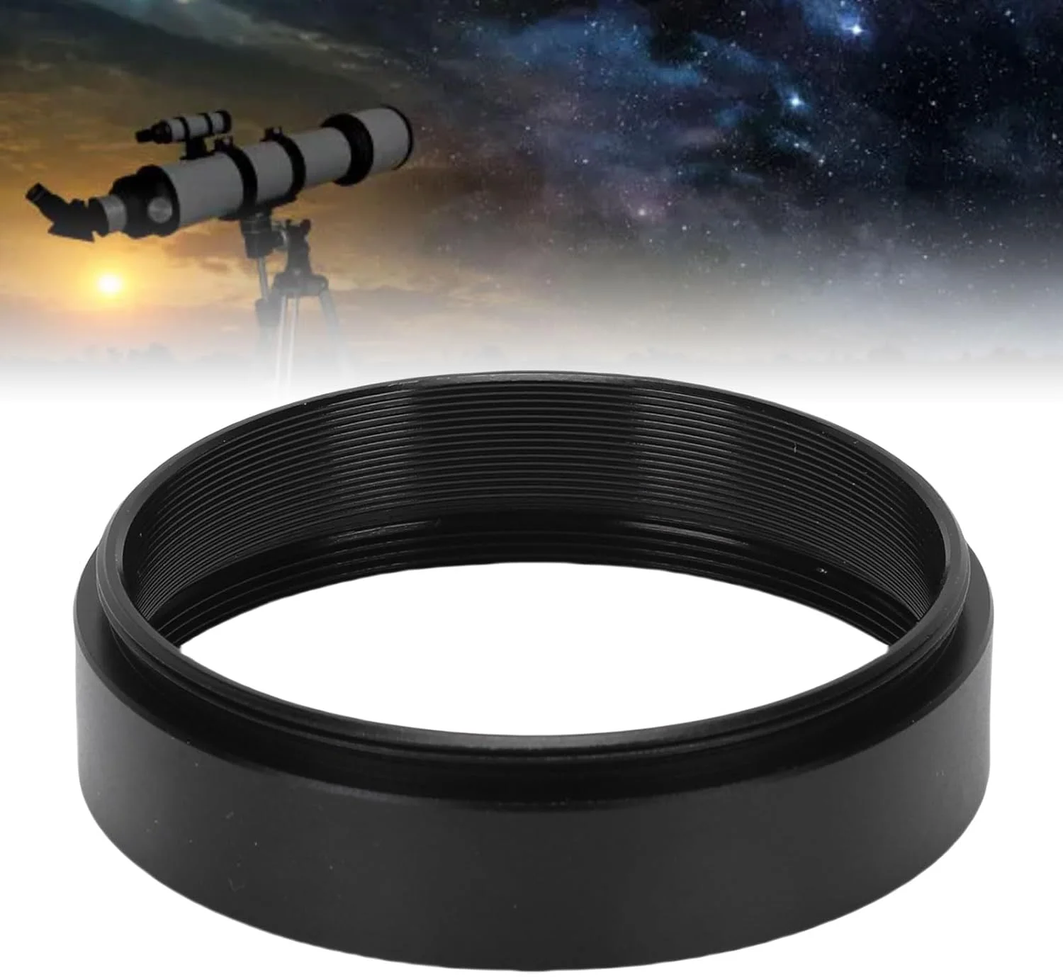 لوله افزایش طول 10 میلی‌متری M48x0.75 کرایفوکت، آلیاژ آلومینیوم برای مقیاس‌بندی دقیق تصویر، ایده‌آل برای مشاهده روزانه