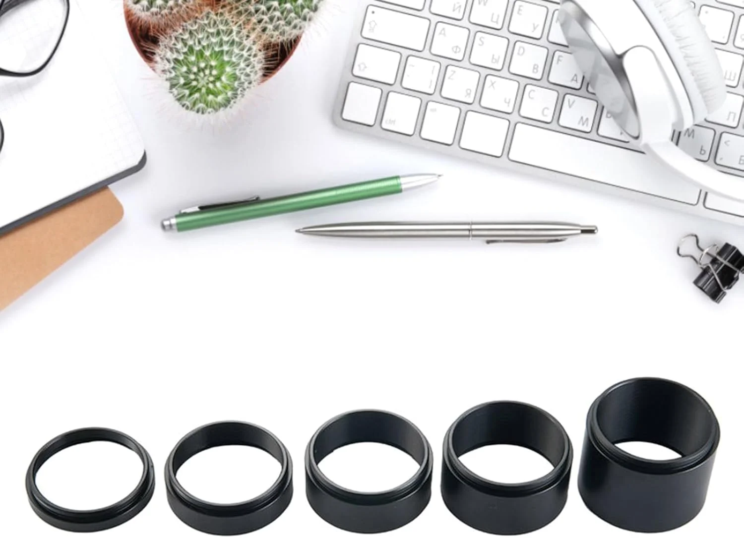 لوله های افزایش طول قابل تنظیم M42x0.75 دو طرفه برای دوربین ها، فاصله کانونی 3mm 5mm 10mm 15mm 20mm 30mm