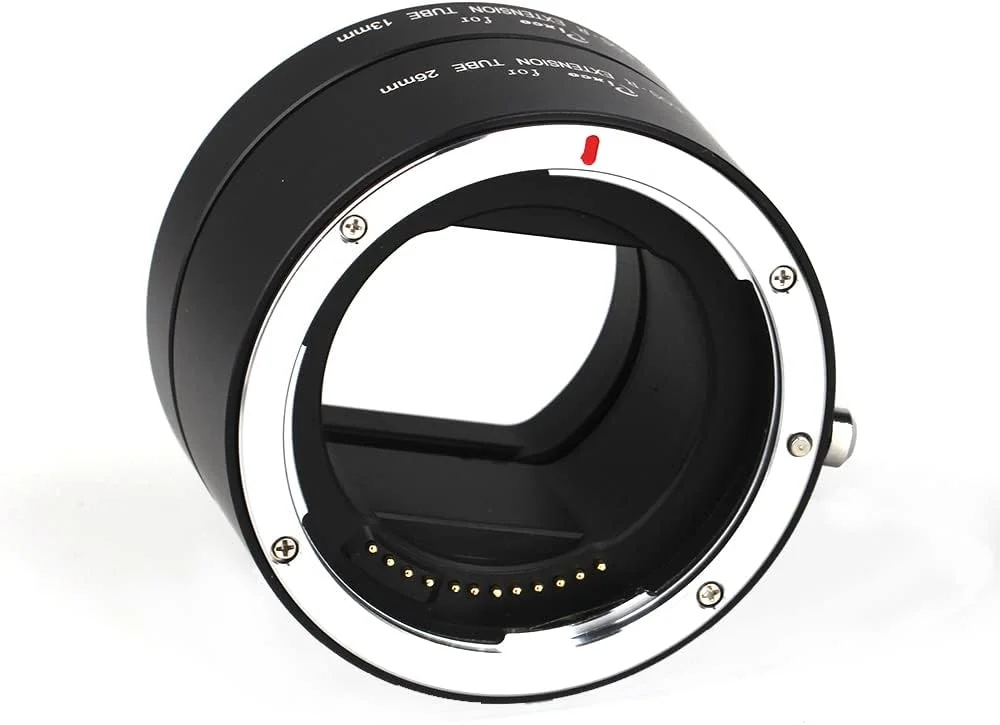 مبدل لوله افزایش طول لنز ماکرو Pixco DG-EOS R با فوکوس خودکار (طول 13 و 26 میلی‌متر) برای لنزهای مانت EOS R به بدنه دوربین EOS R/EOS RP