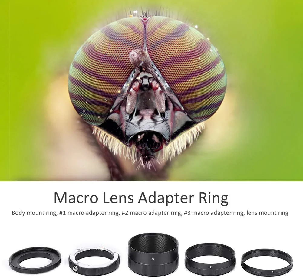 حلقه آداپتور لنز ماکرو با فوکوس دستی برای لنز دوربین Sony E Mount NEX مدل A7 A7R A7S NEX-7 6 5T 5C 5R 5N F3 C3 3 A6000 A5100 A5000