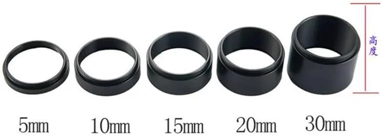 لوله افزایش طول تلسکوپ نجومی T2 با رزوه M42x0.75 در اندازه های 7/10/12/15/20/30 میلی متر (30 میلی متر)