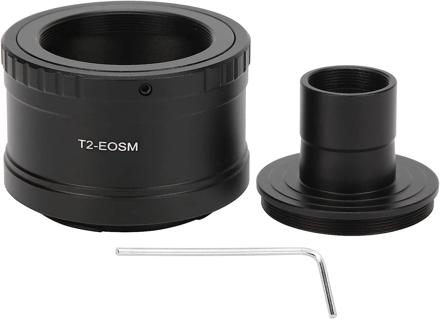 حلقه آداپتور لنز میکروسکوپ 23.2 میلی‌متری، لوله افزایش دهنده T مانت میکروسکوپ حلقه آداپتور T2 مانت برای دوربین Ca Non M مانت
