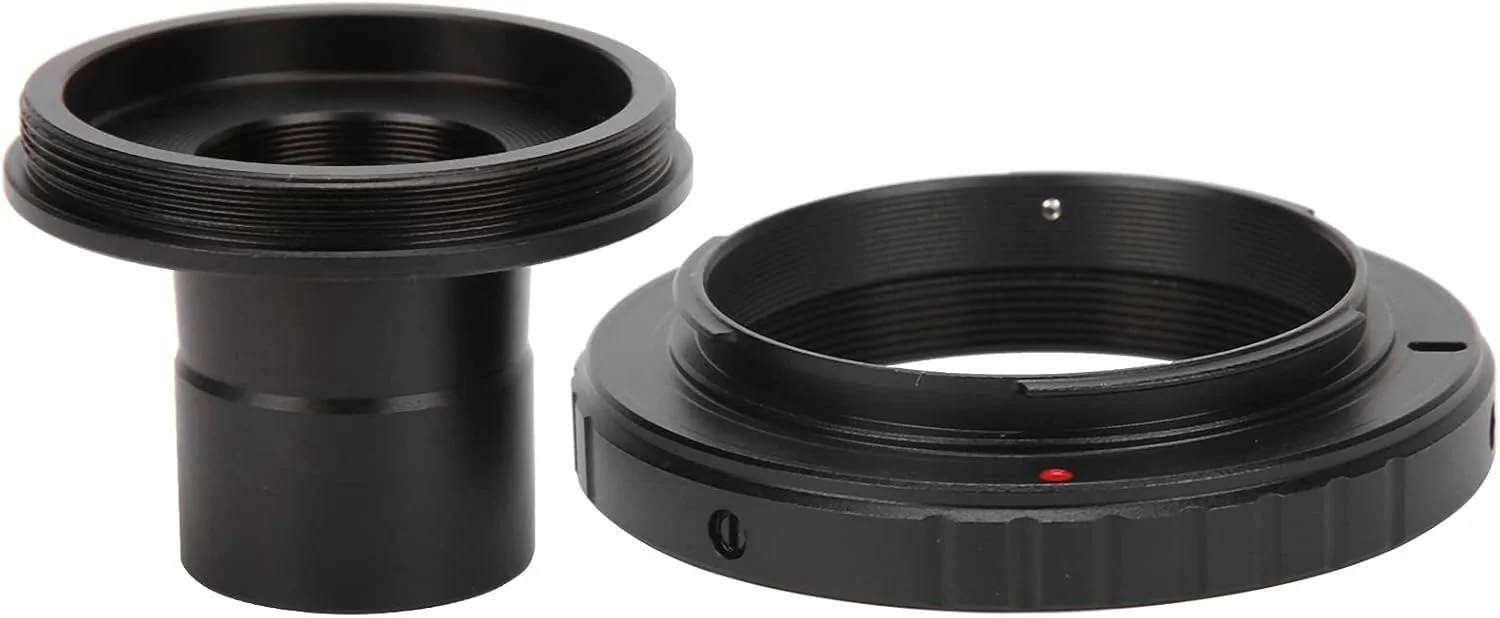حلقه آداپتور اتصال T2 برای دوربین با اتصال F، حلقه آداپتور لنز میکروسکوپ 23.2 میلی‌متری، لوله افزایش اتصال T