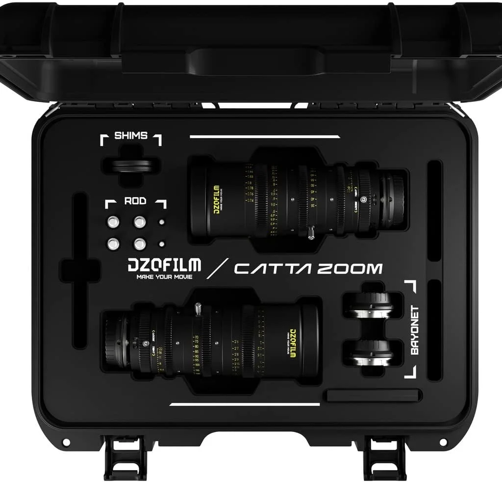 مجموعه دو لنز زوم DZOFILM Catta (18-35/35-80 T2.9) مشکی مجموعه دو لنز زوم DZOFILM Catta (18-35/35-80 T2.9) مشکی