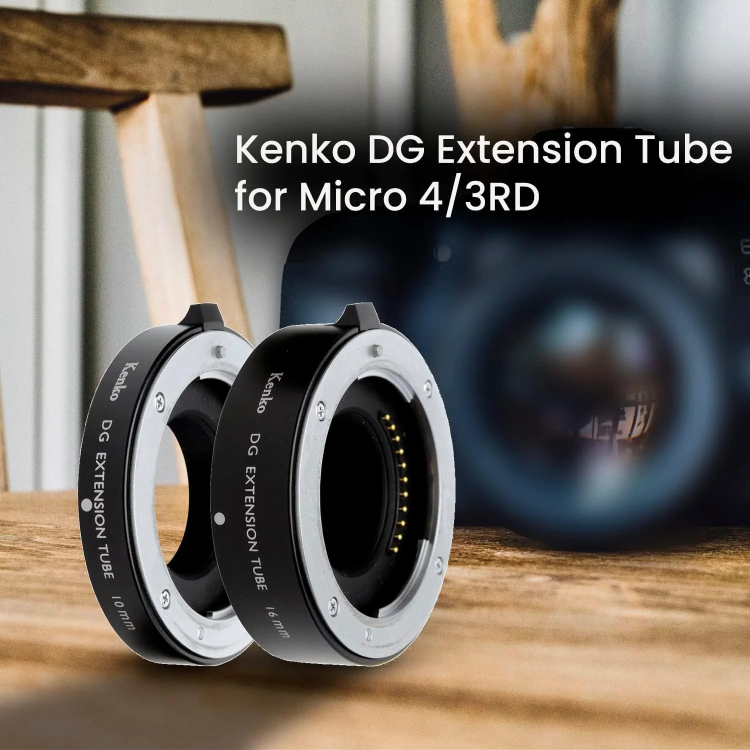 مجموعه لوله های افزایش فاصله 10+16 میلی متری Kenko برای Micro 4/3 مجموعه لوله های افزایش فاصله 10+16 میلی متری Kenko برای Micro 4/3