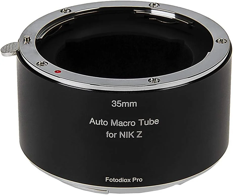 لوله افزایش طول ماکرو اتوماتیک Fotodiox Pro، مقطع 35 میلی‌متری - برای دوربین‌های Nikon Z-Mount MILC برای عکاسی کلوزآپ فوق‌العاده