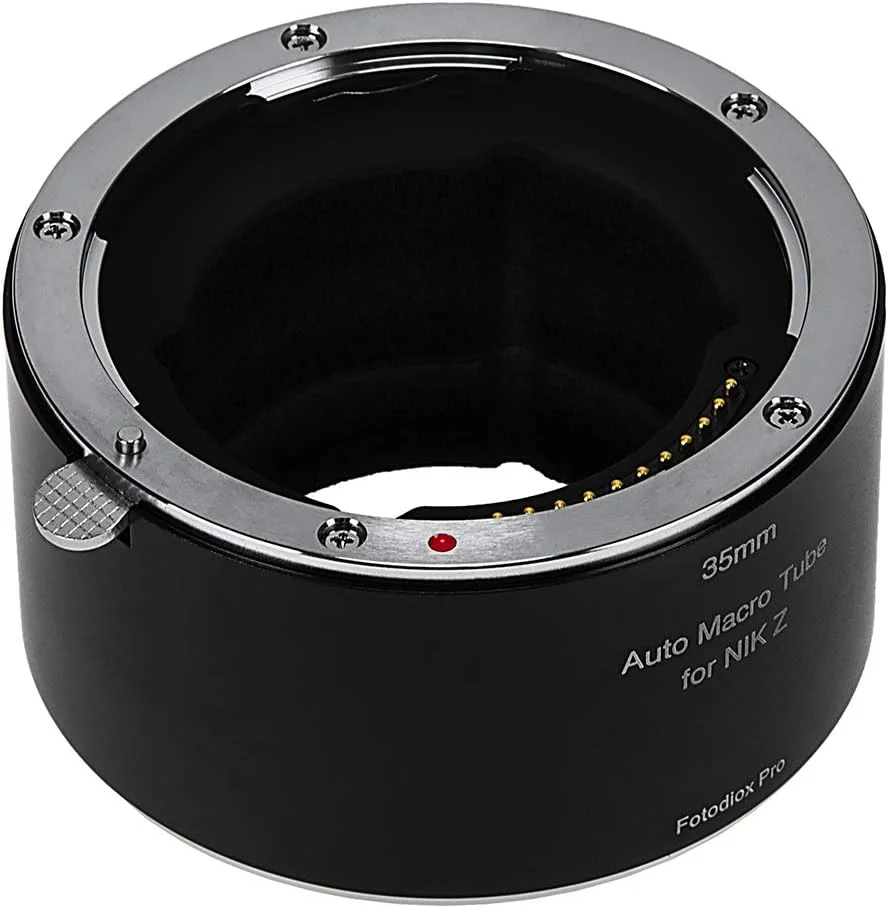 لوله افزایش طول ماکرو اتوماتیک Fotodiox Pro، مقطع 35 میلی‌متری - برای دوربین‌های Nikon Z-Mount MILC برای عکاسی کلوزآپ فوق‌العاده