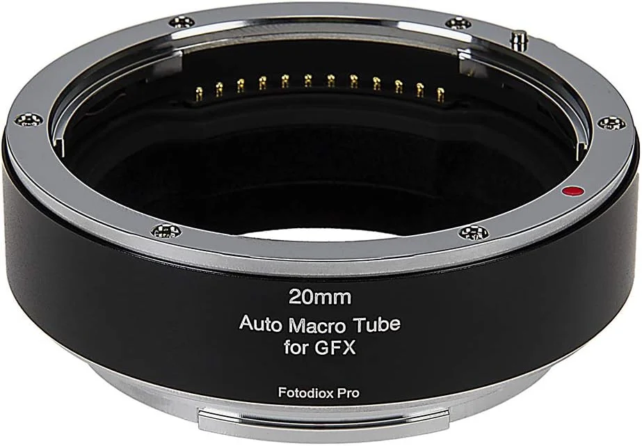 لوله افزایش طول ماکرو اتوماتیک Fotodiox Pro، مقطع 20 میلی‌متری سازگار با دوربین‌های Fujifilm GFX با مانت G برای عکاسی کلوزآپ فوق‌العاده