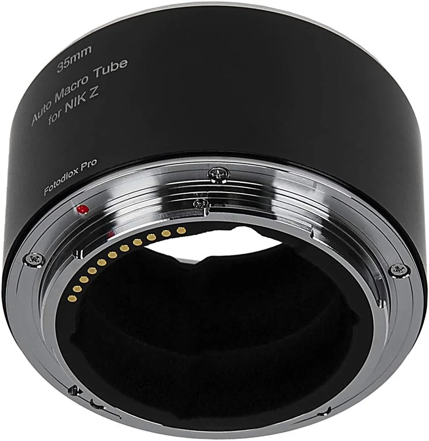 لوله افزایش طول ماکرو اتوماتیک Fotodiox Pro، مقطع 35 میلی‌متری - برای دوربین‌های Nikon Z-Mount MILC برای عکاسی کلوزآپ فوق‌العاده