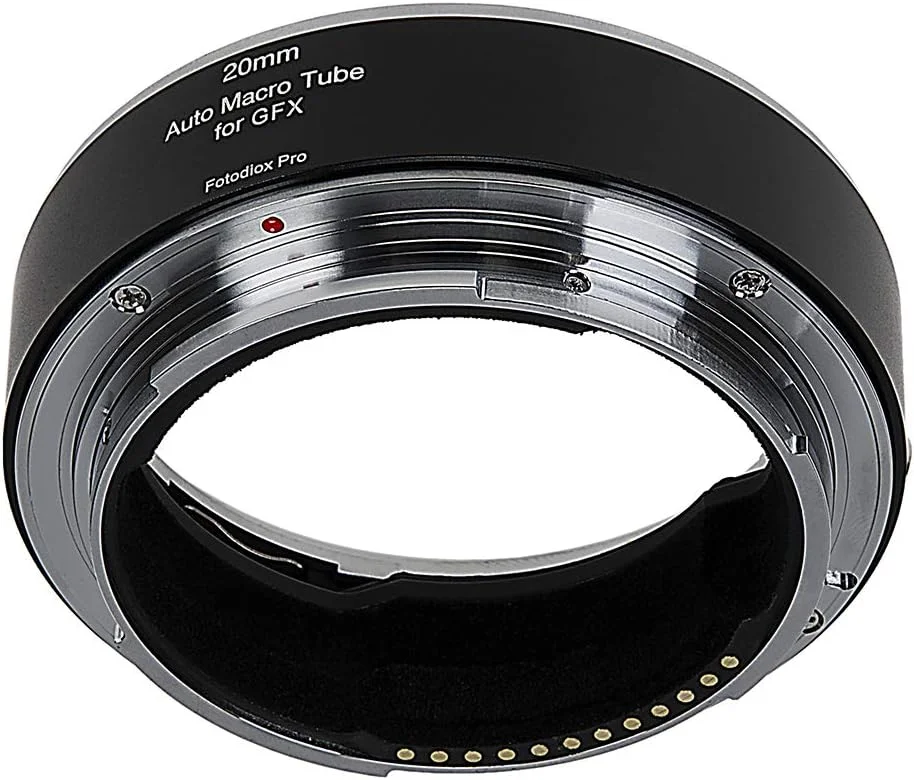لوله افزایش طول ماکرو اتوماتیک Fotodiox Pro، مقطع 20 میلی‌متری سازگار با دوربین‌های Fujifilm GFX با مانت G برای عکاسی کلوزآپ فوق‌العاده