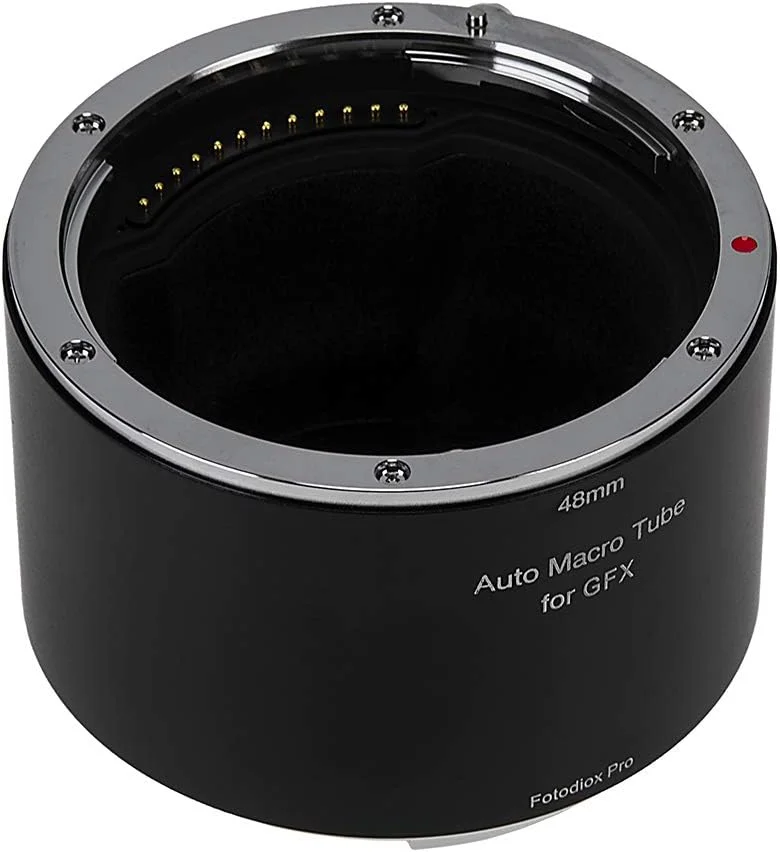 لوله افزایش طول ماکرو اتوماتیک Fotodiox Pro، بخش 48 میلی‌متری - برای دوربین‌های بدون آینه فوجی G-Mount GFX برای عکاسی کلوزآپ شدید