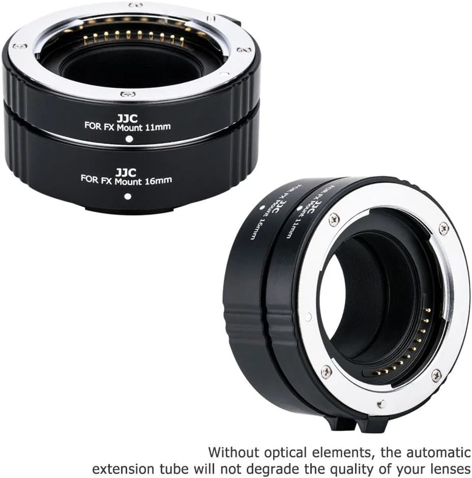 مجموعه لوله های افزایش فاصله ماکرو با فوکوس خودکار JJC X Mount برای فوجی فیلم Fujifilm X-T5 X-T4 X-T3 X-T2 X-S20 X-S10 X-T30 II X-T20 X-T10 X-H1 X-H2 X-H2S X-PRO3 PRO2 X-E4 X-E3 و غیره، جایگزین Fujifilm MCEX-11 MCEX-16 مجموعه لوله های افزایش فاصله ماکرو با فوکوس خودکار JJC X Mount برای فوجی فیلم Fujifilm X-T5 X-T4 X-T3 X-T2 X-S20 X-S10 X-T30 II X-T20 X-T10 X-H1 X-H2 X-H2S X-PRO3 PRO2 X-E4 X-E3 و غیره، جایگزین Fujifilm MCEX-11 MCEX-16