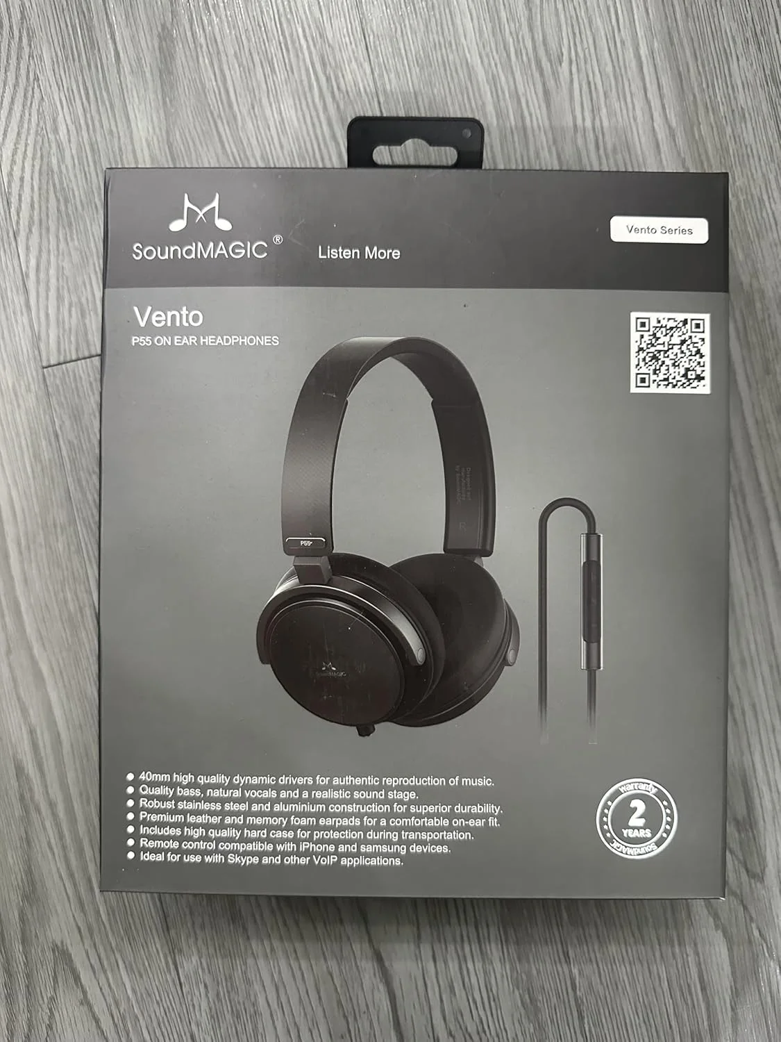 هدفون پشت بسته SoundMAGIC Vento (P55)