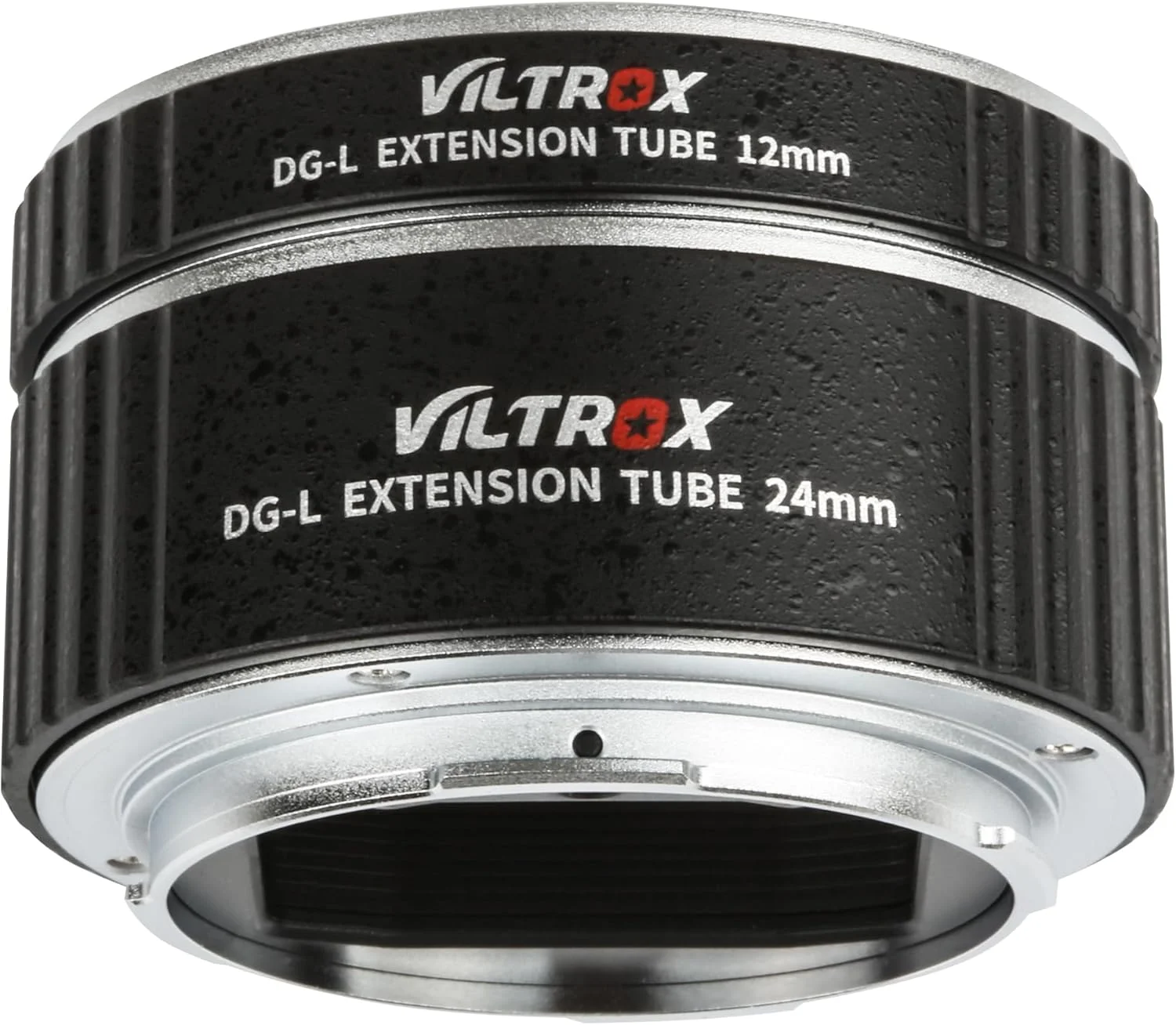 مجموعه لوله های افزایش طول ماکرو با فوکوس خودکار و پایه فلزی VILTROX DG-L، 12 میلی متر و 24 میلی متر، برای دوربین و لنزهای L Mount Leica SL SL2/Panasonic S1 S1R S1H/Sigma fp