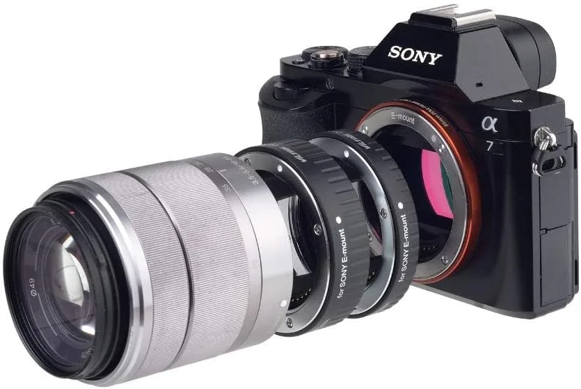 مجموعه حلقه های افزایش طول ماکرو با فوکوس خودکار VILTROX DG-NEX با دهانه فلزی 10 و 16 میلی متری سازگار با دوربین های بدون آینه Sony E Mount مدل های A9 A7III A7RII A7III A7II A7R A7 A6300 A6500 A6300