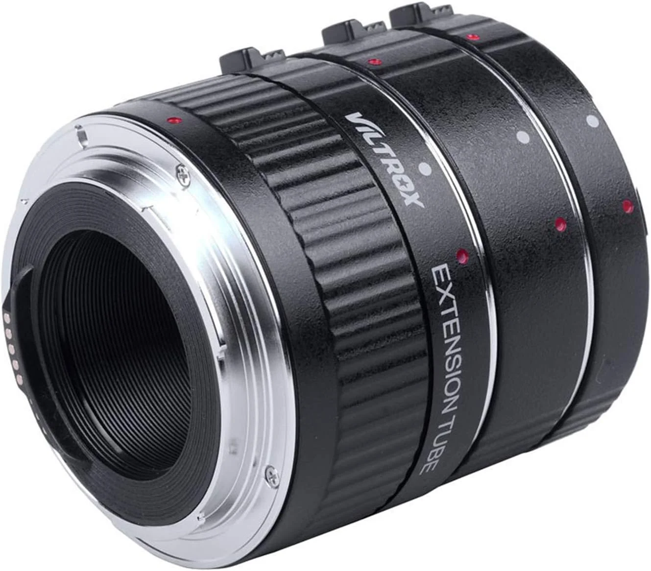 مجموعه لوله های افزایش طول لنز ماکرو با فوکوس خودکار Viltrox DG-C (طول 12mm، 20mm، 36mm) برای لنزهای Canon EF/EF-S و دوربین های DSLR مدل 5D2 5D3 5D4 6D 7D 70D 80D 700D 760D 1300D T7 T6i T5i مجموعه لوله های افزایش طول لنز ماکرو با فوکوس خودکار Viltrox DG-C (طول 12mm، 20mm، 36mm) برای لنزهای Canon EF/EF-S و دوربین های DSLR مدل 5D2 5D3 5D4 6D 7D 70D 80D 700D 760D 1300D T7 T6i T5i