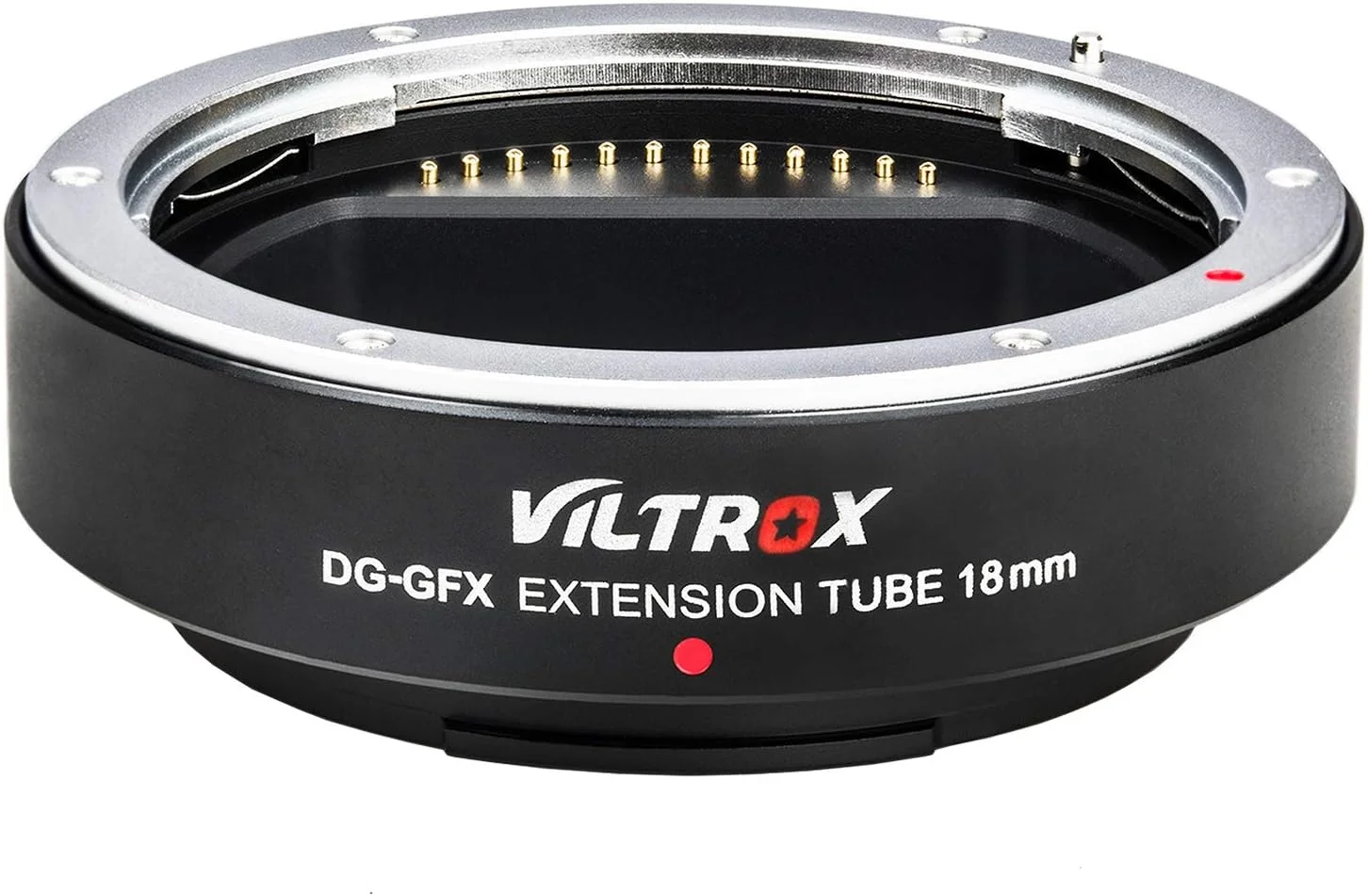حلقه افزایش فاصله ویلتراکس DG-GFX 18MM با فوکوس خودکار و پشتیبانی از TTL/AF برای دوربین های FUJIFILM GFX100, GFX 50S, GFX 50R به لنزهای مانت G