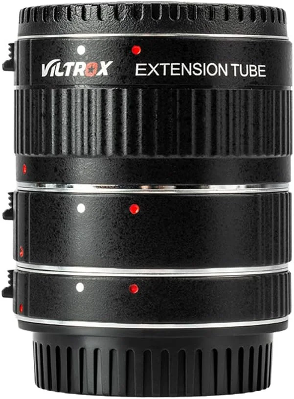 حلقه لوله افزایش طول لنز ماکرو با فوکوس خودکار VILTROX DG-C سازگار با دوربین های Canon EF EF-S 7D 6D 5D 60D 70D 80D 77D 750D 800D 760D 1300D DSLR