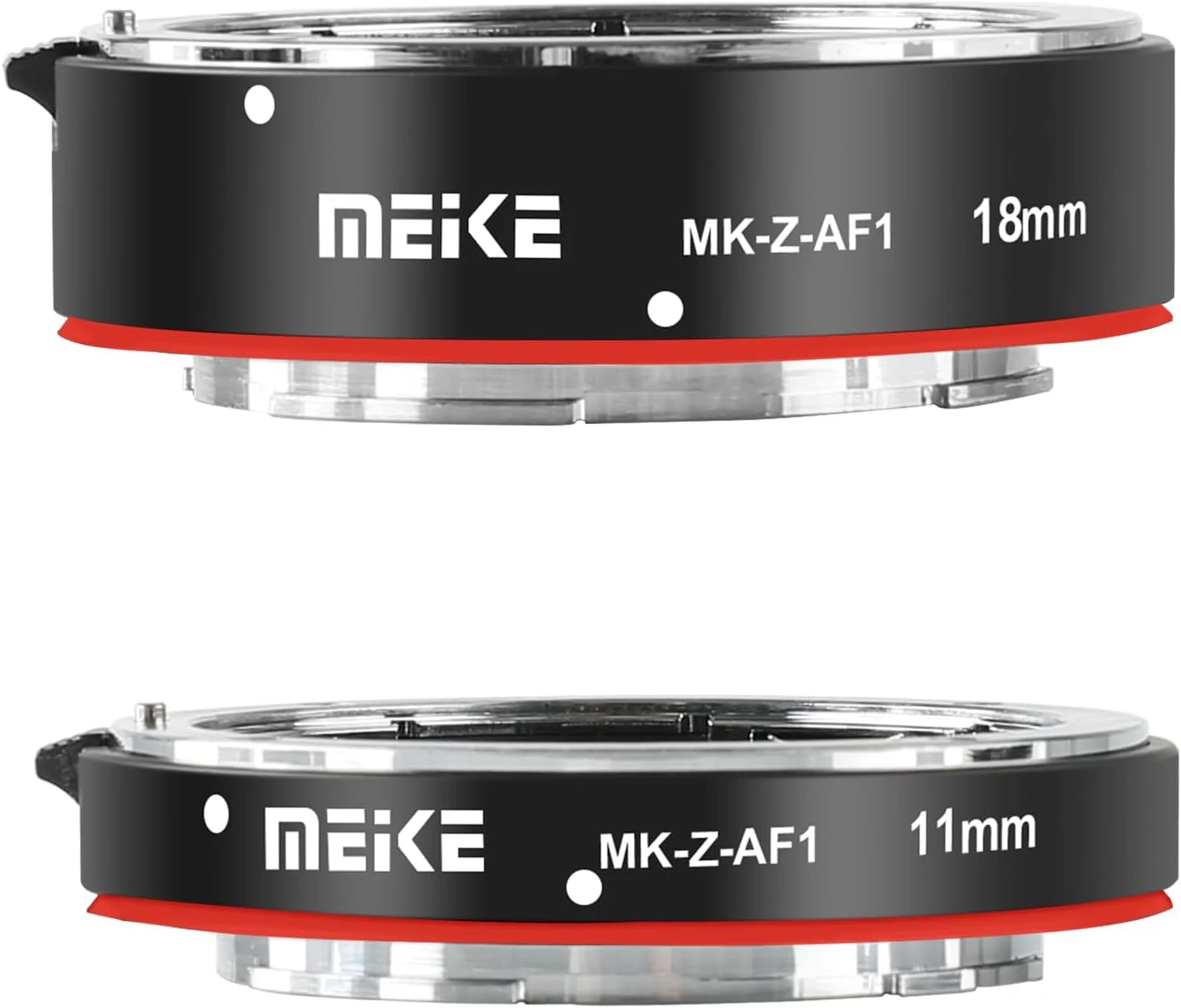 حلقه آداپتور لوله ماکرو با فوکوس خودکار فلزی Meike MK-Z-AF1 (11mm+18mm) سازگار با Nikon Z5 Z6 Z7 Z6II Z7II Z30 Z50 Z fc