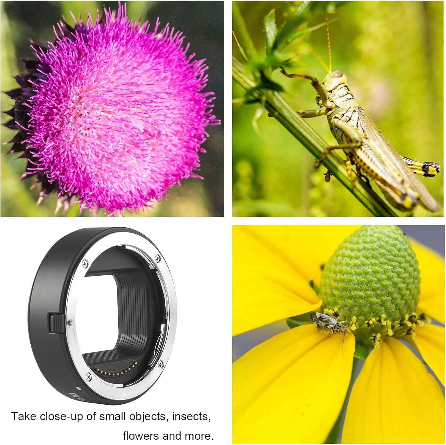 مبدل لوله افزایش طول ماکرو با فوکوس خودکار فلزی Meike MK-Z-AF1 (11mm + 18mm) برای دوربین های نیکون Z5، Z6، Z7، Z50