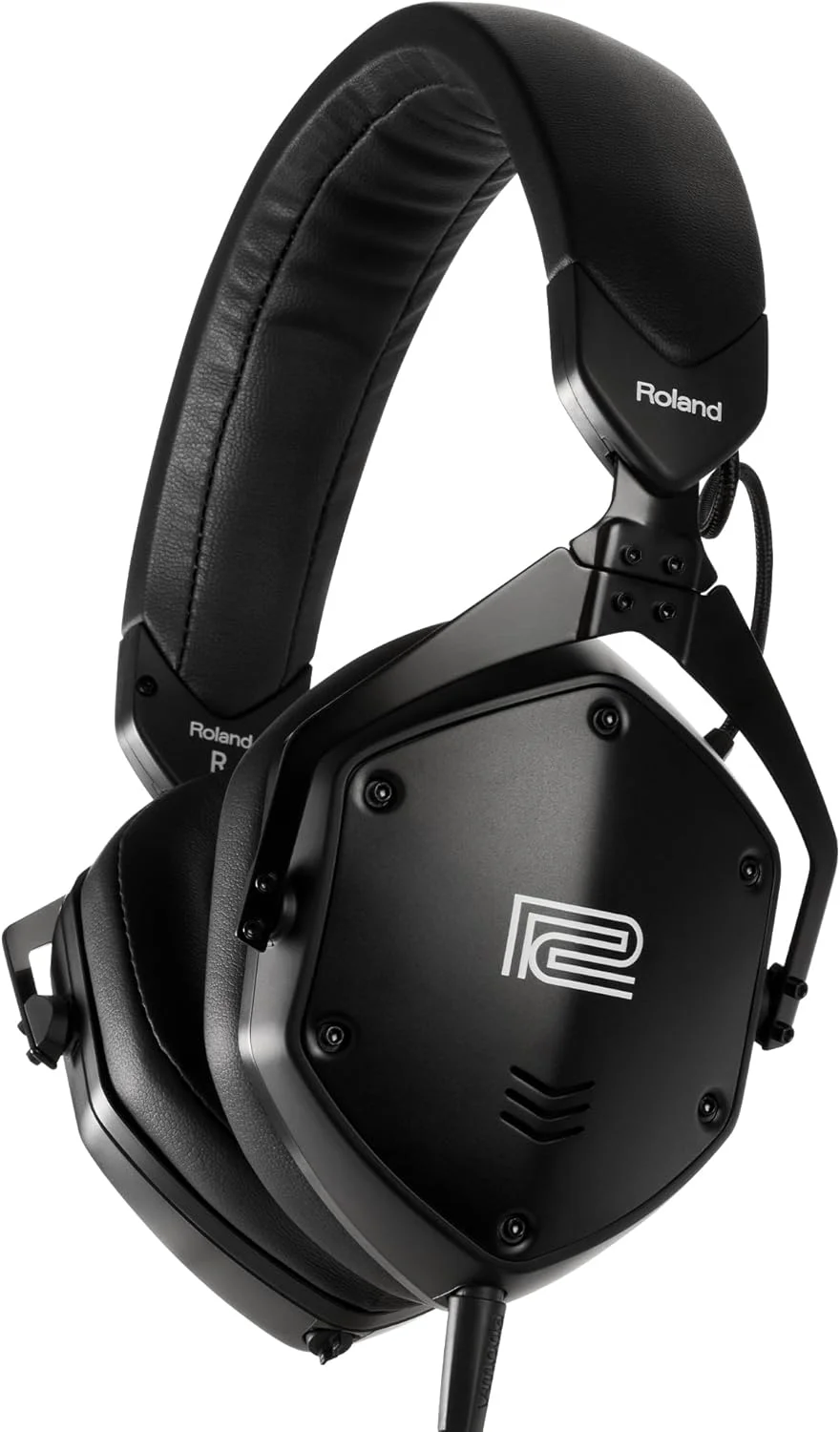 هدفون روگوشی با وضوح بالا Roland VMH-S100 برای تولید موسیقی، پاسخ فرکانسی گسترده، جداسازی سیگنال برجسته، درایور 50 میلی‌متری، راحت و بادوام