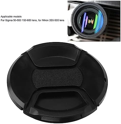 درب لنز 95 میلی‌متری Yunseity، روکش لنز ABS دوربین، لنز جلویی دوربین برای سیگما 50-500 150-600 برای نیکون 200-500، نصب آسان