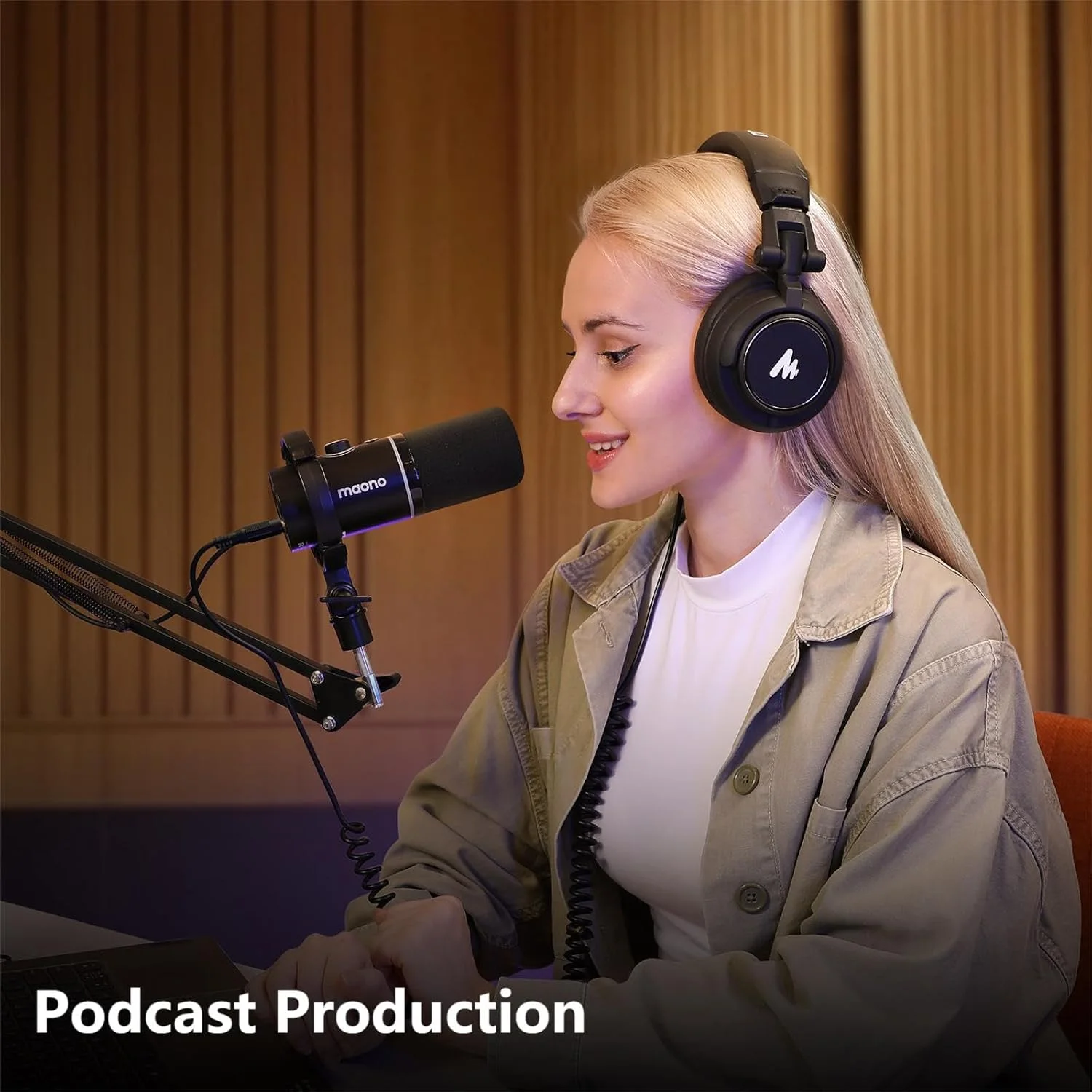 هدفون های مانیتورینگ استودیویی حرفه ای MAONO با گوشی های دور گوش، کابل جداشدنی و درایور 50 میلی متری برای استودیو DJ مدل AU-MH601 هدفون های مانیتورینگ استودیویی حرفه ای MAONO با گوشی های دور گوش، کابل جداشدنی و درایور 50 میلی متری برای استودیو DJ مدل AU-MH601