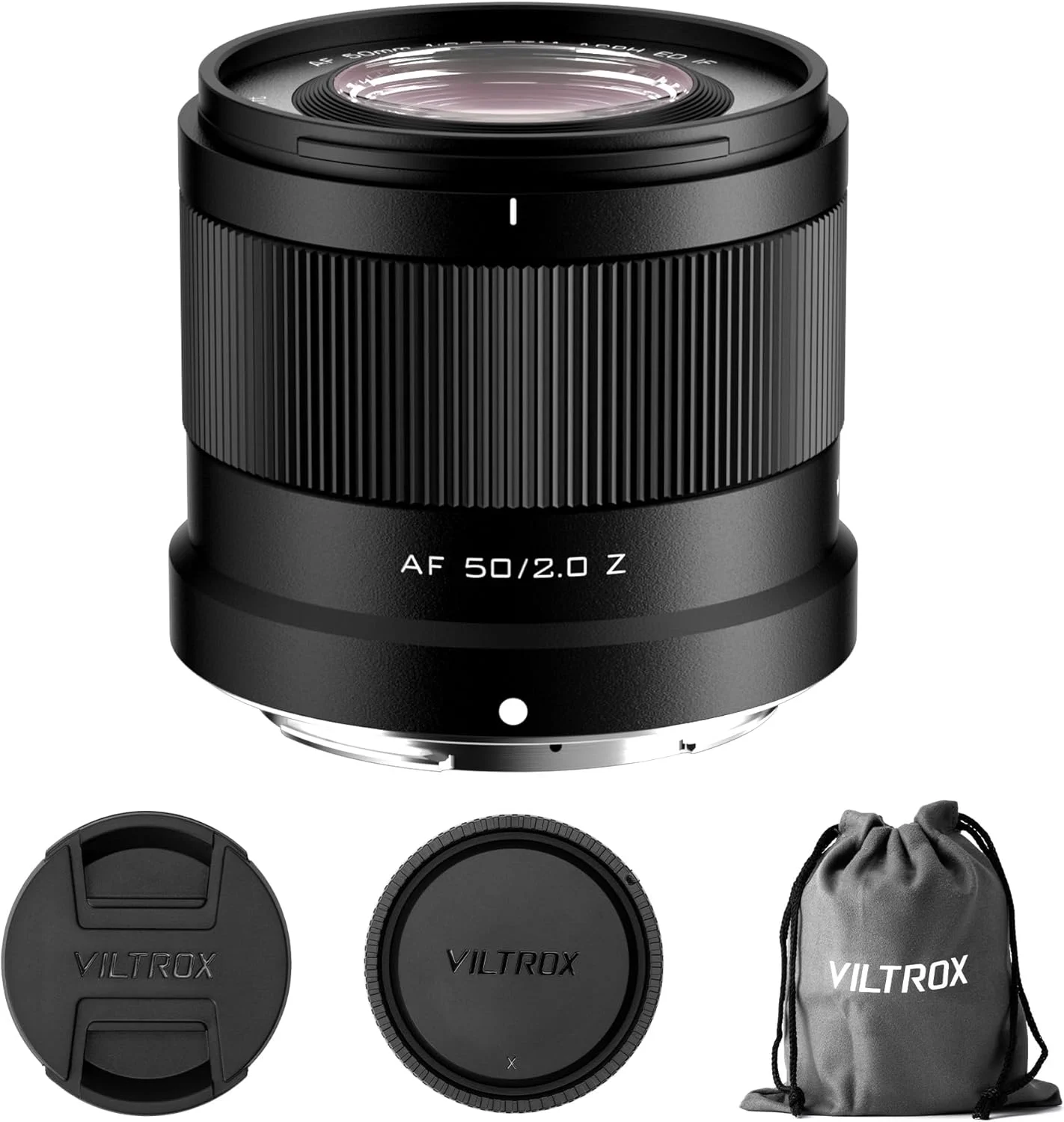 لنز 50mm f/2.0 با فوکوس خودکار دهانه Z ویلتراکس، دیافراگم باز 50mm F2.0 سازگار با دوربین های نیکون با دهانه Z مدل های Z5 Z50 Z6 Z6II Z7 Z7II ZFC Z30 Z9 Z8 Z6III ZF