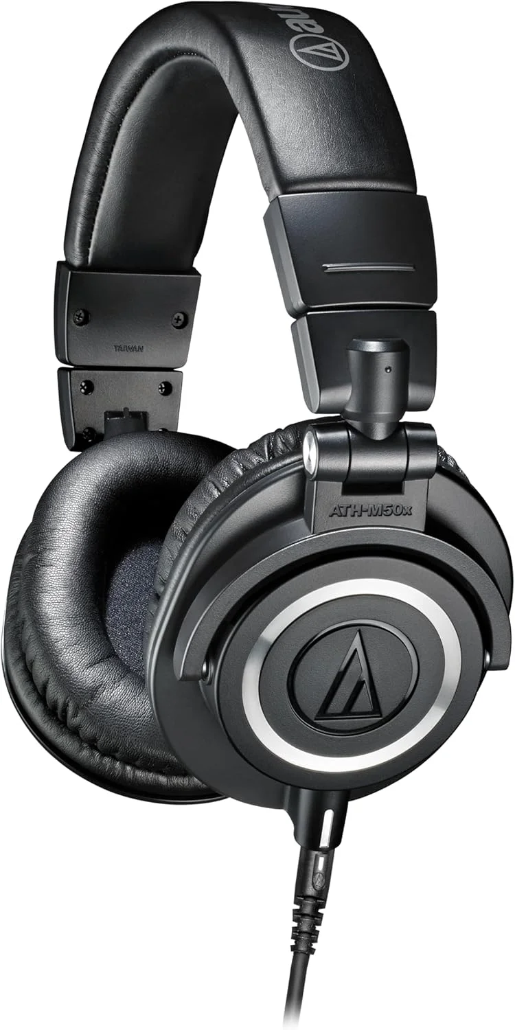 هدفون های حرفه ای مانیتورینگ استودیو Audio-Technica Ath-M50X - مشکی