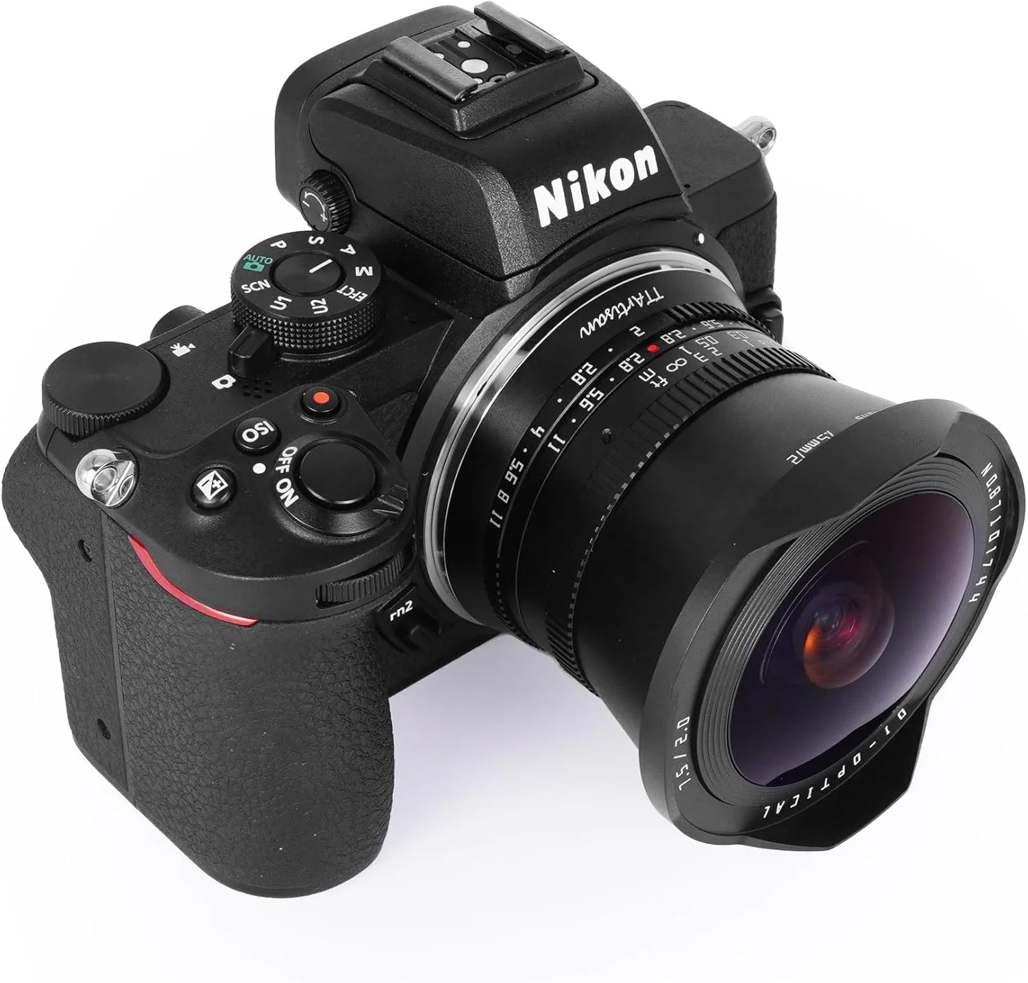 لنز چشم‌ماهی 7.5 میلی‌متری F2.0 APS-C تی‌تی‌آرتیسان با زاویه دید 180 درجه، سازگار با دوربین‌های مانت Z مانند Z6 Z7 Z50