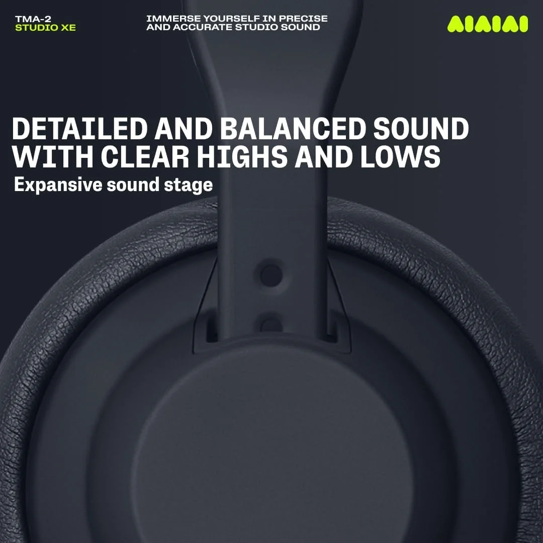 هدفون استودیویی حرفه ای پشت بسته AIAIAI TMA-2 Studio XE با صدای متعادل و دقیق، عایق صدای بالا، پدهای گوشی چرمی PU دور گوش و قطعات قابل تعویض هدفون استودیویی حرفه ای پشت بسته AIAIAI TMA-2 Studio XE با صدای متعادل و دقیق، عایق صدای بالا، پدهای گوشی چرمی PU دور گوش و قطعات قابل تعویض