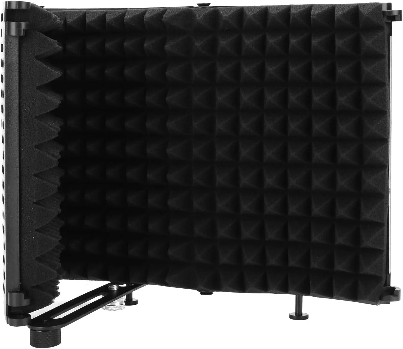 محافظ جاذب صدا، میکروفون فیلتر صدا 3 لایه، صفحه روکش ضد باد تاشو برای پخش زنده