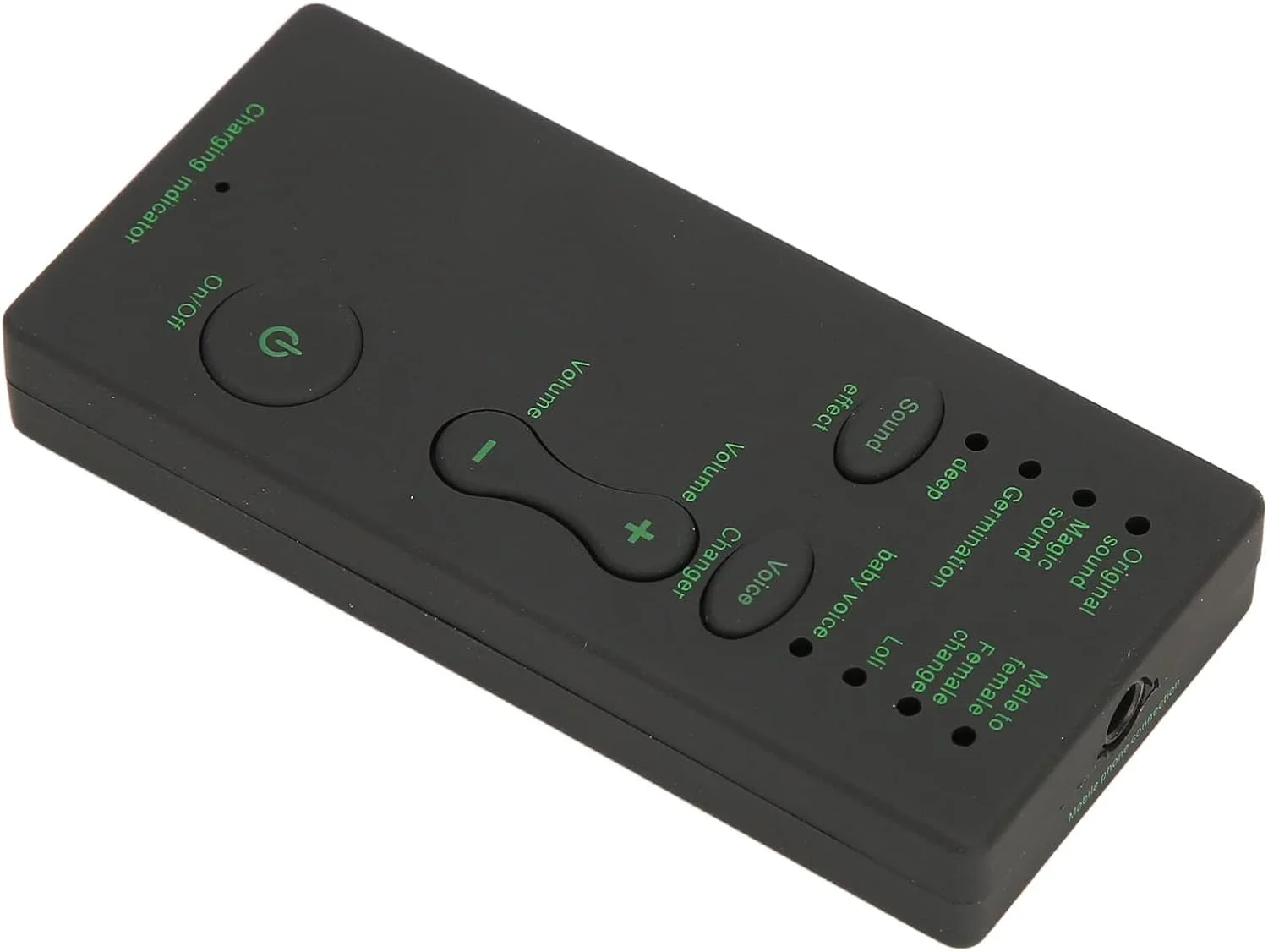 تغییر دهنده صدا دستی، تغییر دهنده صدای کوچک با 7 افکت صوتی، تغییر دهنده صدای پخش زنده قابل حمل برای تلفن همراه، کامپیوتر، لپ تاپ و بازی