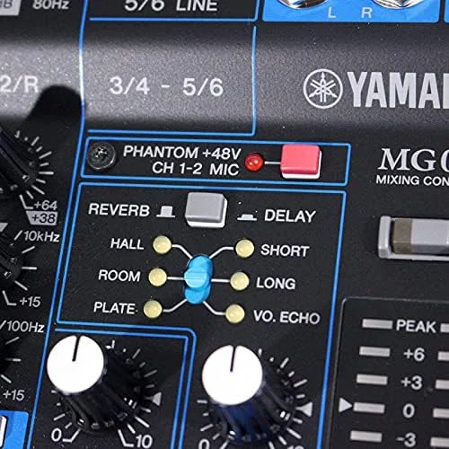 میکسر 6 کاناله جمع و جور یاماها MG06X، USB