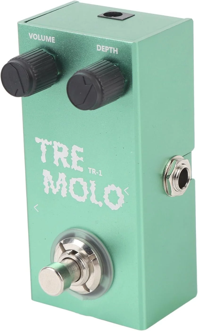 پدال ترمولو برای گیتار باس الکتریکی، پدال افکت ترمولو آنالوگ دیجیتال استریو، بهترین گزینه برای نوازندگان مبتدی، با قیمت مناسب و کیفیت بالا