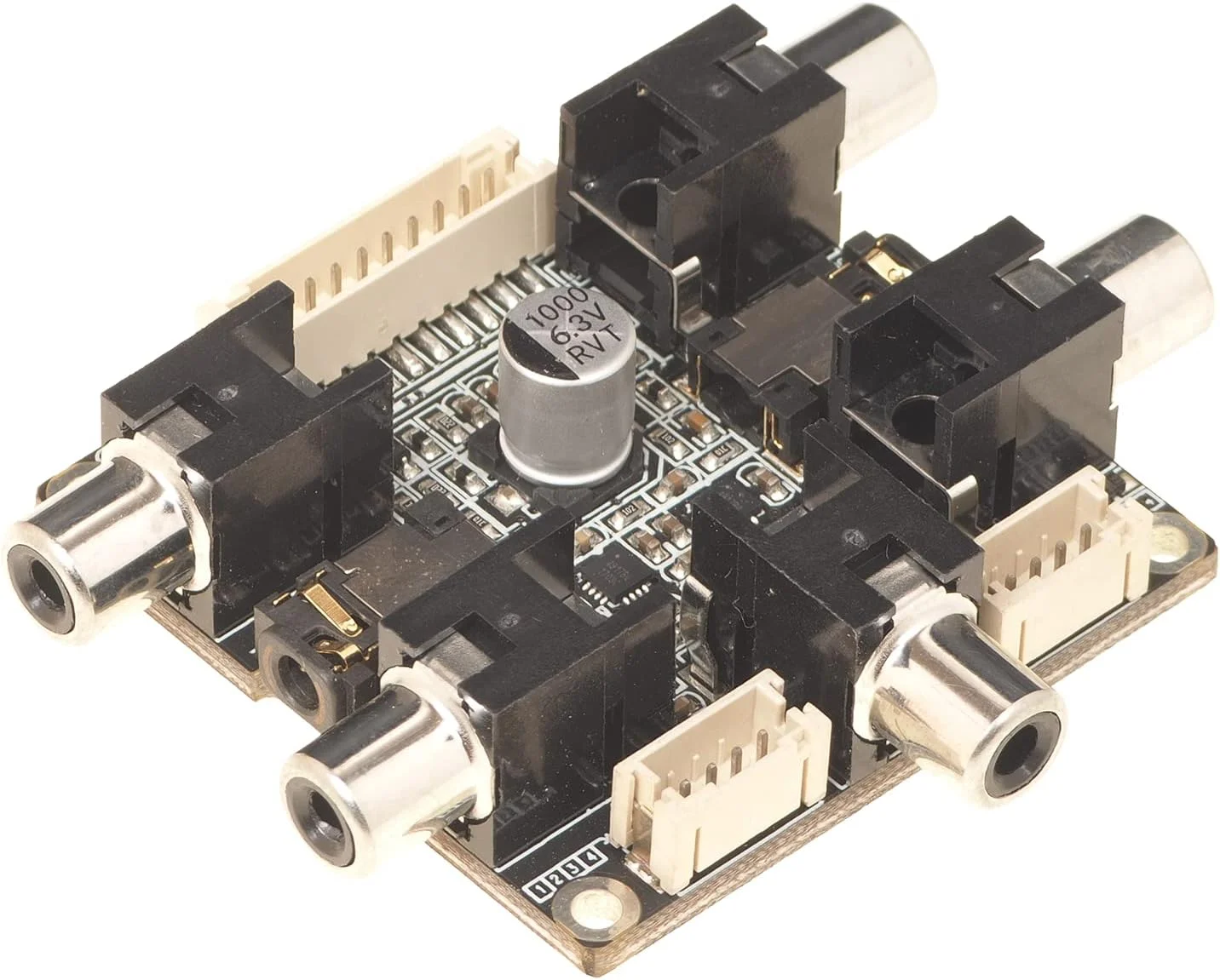 برد توسعه پردازشگر سیگنال دیجیتال با 2 ورودی و 3 خروجی