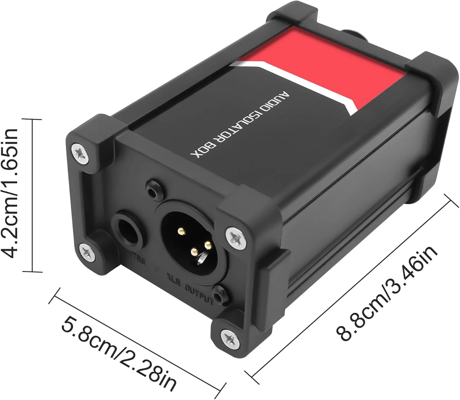 ایزولاتور صوتی XMSJSIY با ورودی/خروجی XLR/ 1/4 اینچ 6.35mm TRS TS، حذف کننده نویز و همهمه، ترانسفورماتور ایزولاسیون حلقه زمین با سوئیچ اتصال زمین و قطع اتصال زمین برای میکسر HiFi، ساب ووفر و سیستم صوتی ایزولاتور صوتی XMSJSIY با ورودی/خروجی XLR/ 1/4 اینچ 6.35mm TRS TS، حذف کننده نویز و همهمه، ترانسفورماتور ایزولاسیون حلقه زمین با سوئیچ اتصال زمین و قطع اتصال زمین برای میکسر HiFi، ساب ووفر و سیستم صوتی