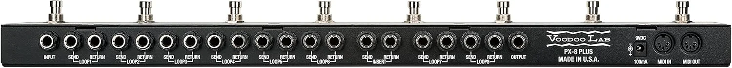 سوییچر پدال قابل برنامه ریزی Voodoo Lab PX-8 PLUS با بای‌پس واقعی