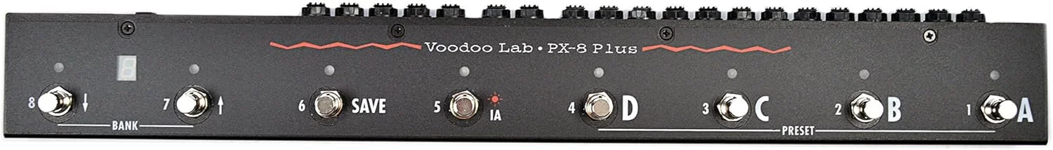 سوییچر پدال قابل برنامه ریزی Voodoo Lab PX-8 PLUS با بای‌پس واقعی