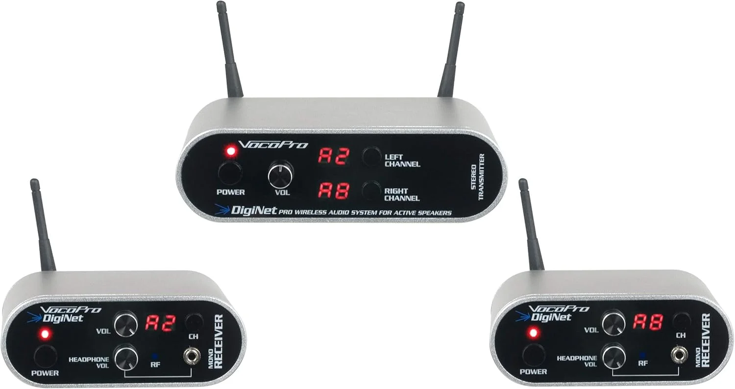 سیستم صوتی بی سیم حرفه ای VocoPro برای بلندگوهای اکتیو