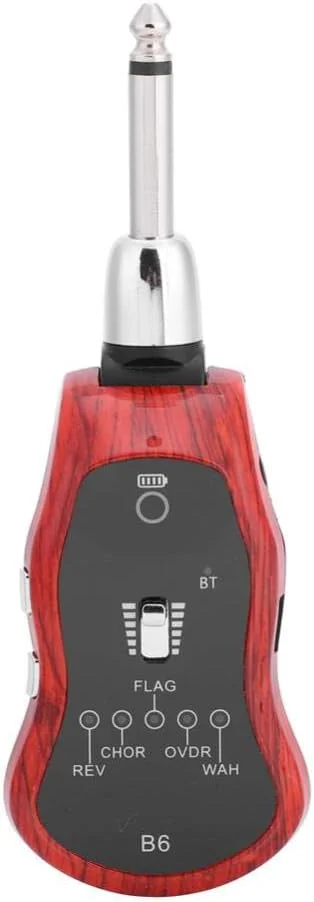 ویبست‌لایف افکتور سینتی‌سایزر گیتار، افکتور گیتار بلوتوث قابل حمل با جک خروجی 3.5 میلی‌متری، 5 حالت صدا برای گیتار الکتریک، بیس، ویولن، آمپ هدفون گیتار، فرستنده بلوتوث گیتار الکتریک
