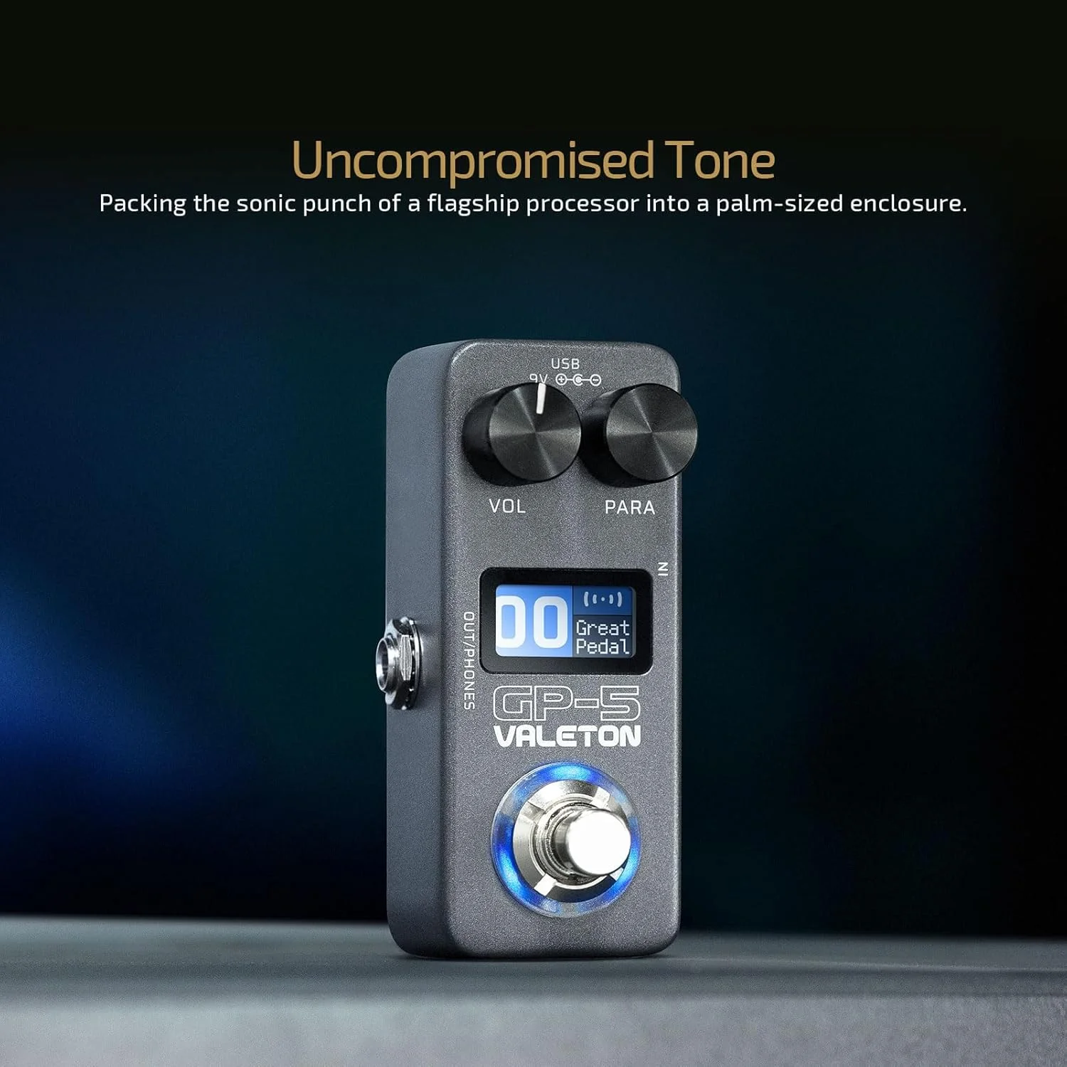 پردازشگر چند افکتی فوق فشرده و لودر NAM/IR ولتون GP-5 (شامل 1 عدد کابل TS اضافی)