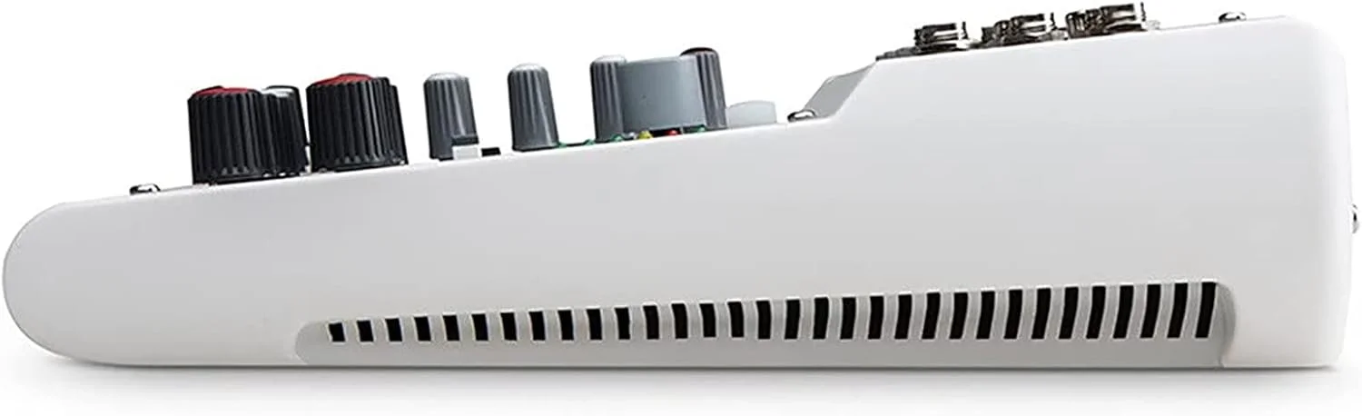 میکسر دیجیتال حرفه ای TsoLay، کارت صدای DJ با تجهیزات فانتوم پاور، با تنظیم ورودی و خروجی، برای پخش زنده/پادکست/بازی