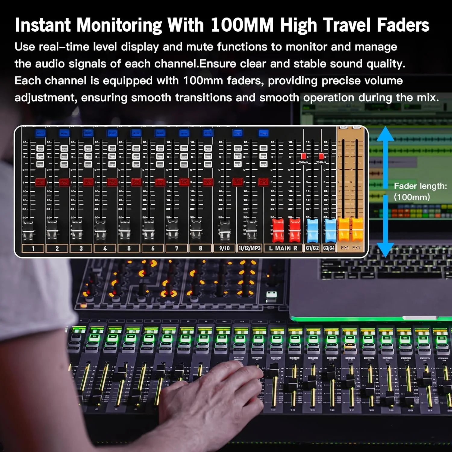 میکسر صوتی LA-60