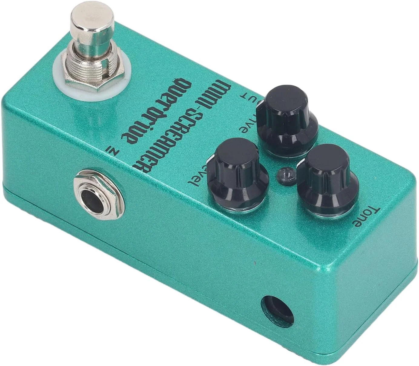 پدال افکت اورمارچا قابل حمل با بدنه آلیاژ آلومینیوم بادوام برای بهبود صدای گیتار، مناسب برای تمرین در خانه، جک مونو 1/4 اینچی