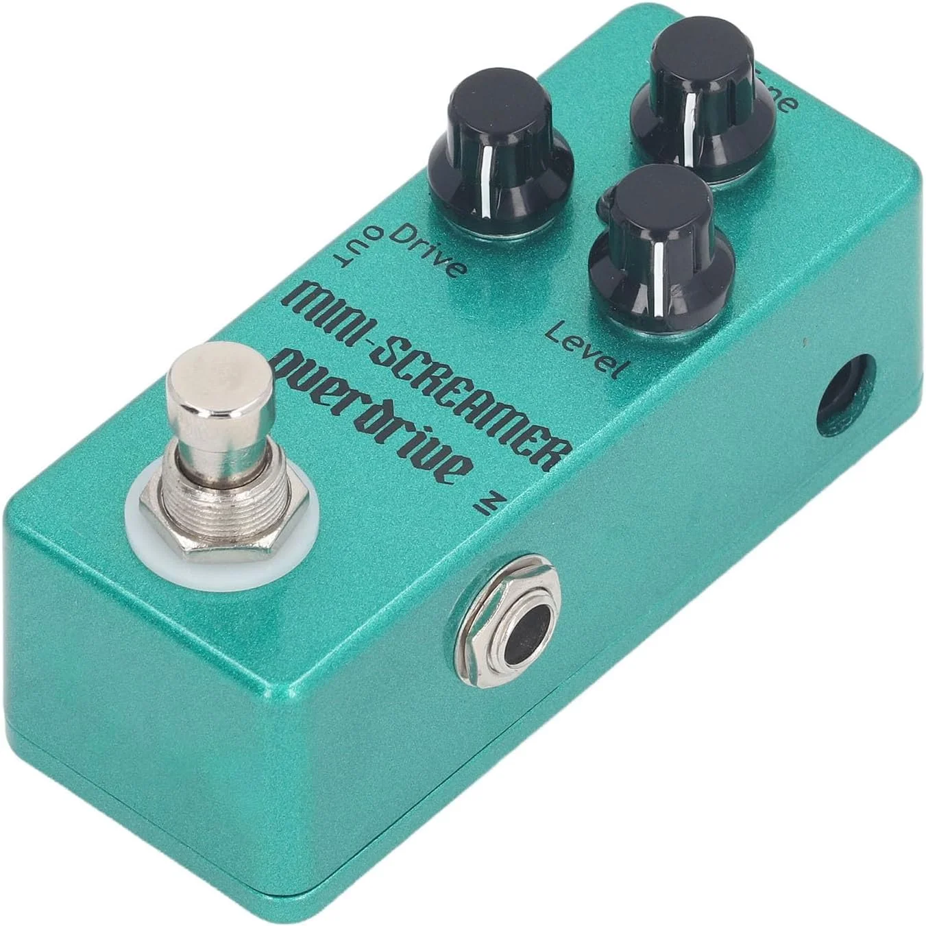 پدال افکت اورمارچا قابل حمل با بدنه آلیاژ آلومینیوم بادوام برای بهبود صدای گیتار، مناسب برای تمرین در خانه، جک مونو 1/4 اینچی