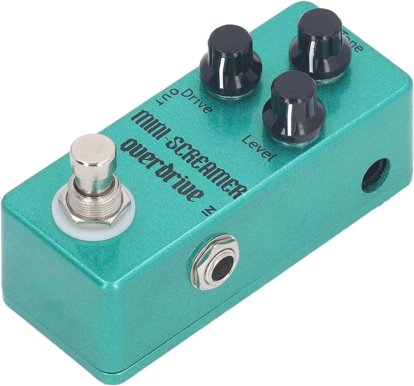 پدال افکت اورمارچا قابل حمل با بدنه آلیاژ آلومینیوم بادوام برای بهبود صدای گیتار، مناسب برای تمرین در خانه، جک مونو 1/4 اینچی