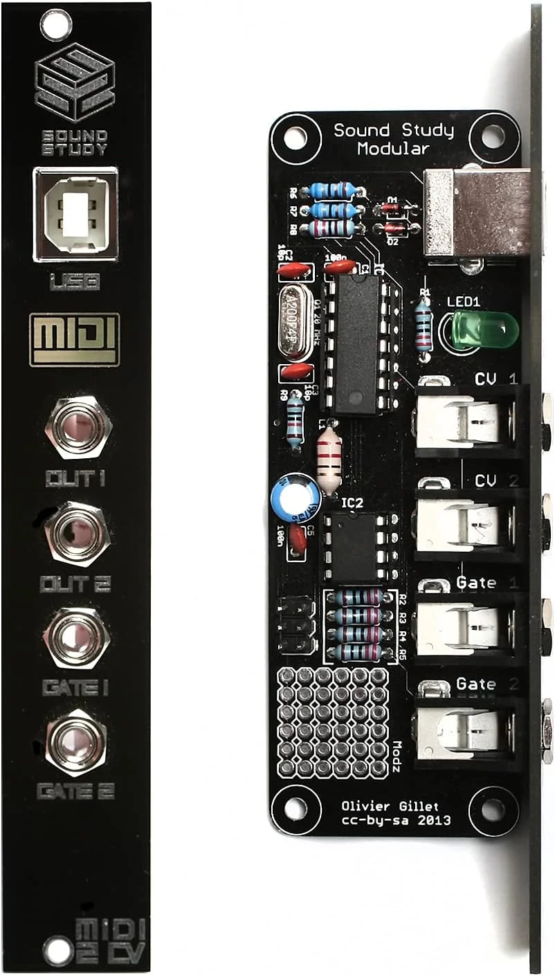 کیت مونتاژ مبدل MIDI به CV مدل Sound Study - Eurorack