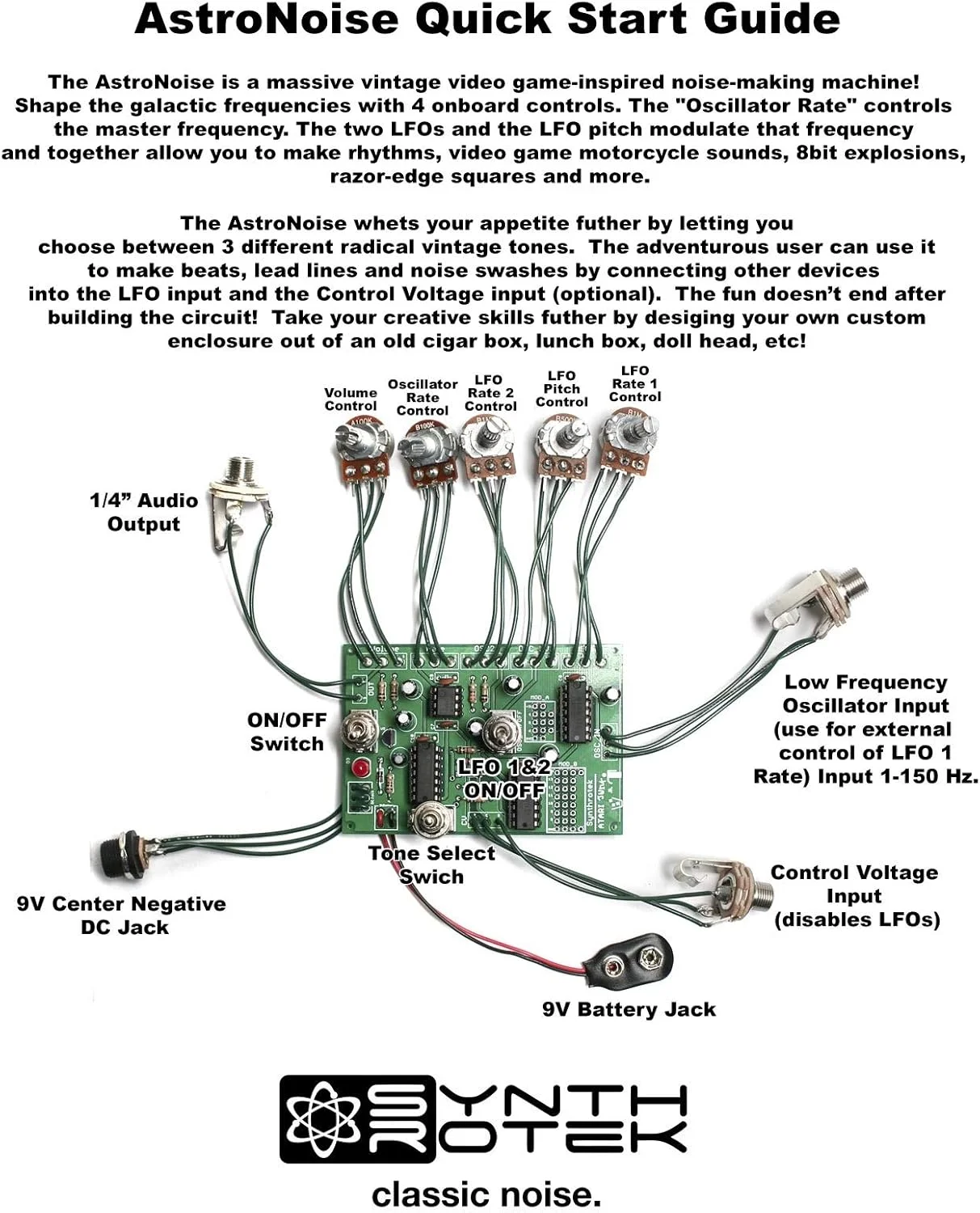 کیت سینث سایزری AstroNoise LoFi DIY